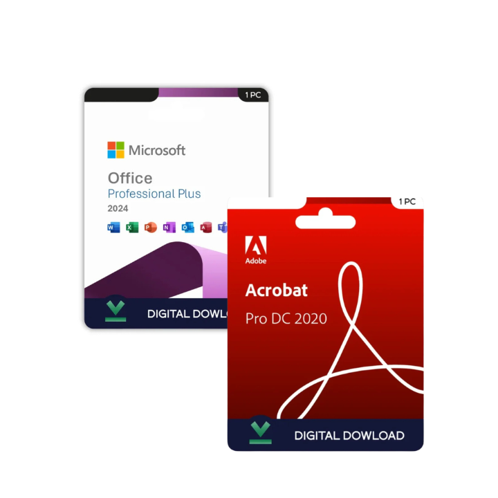 Microsoft Office 2024 Pro Plus + Adobe Acrobat Pro 2020