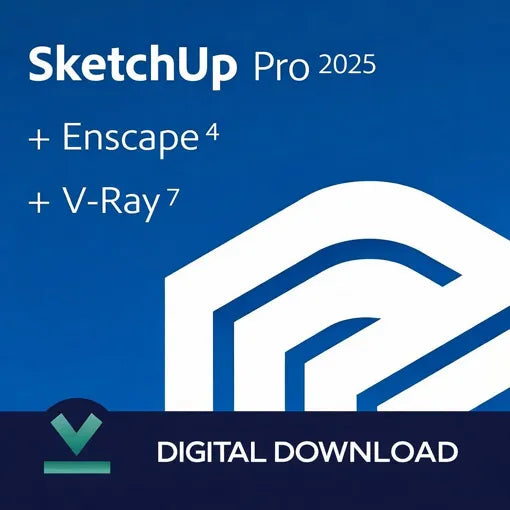 SketchUp Pro + V-Ray 7 + Enscape 4